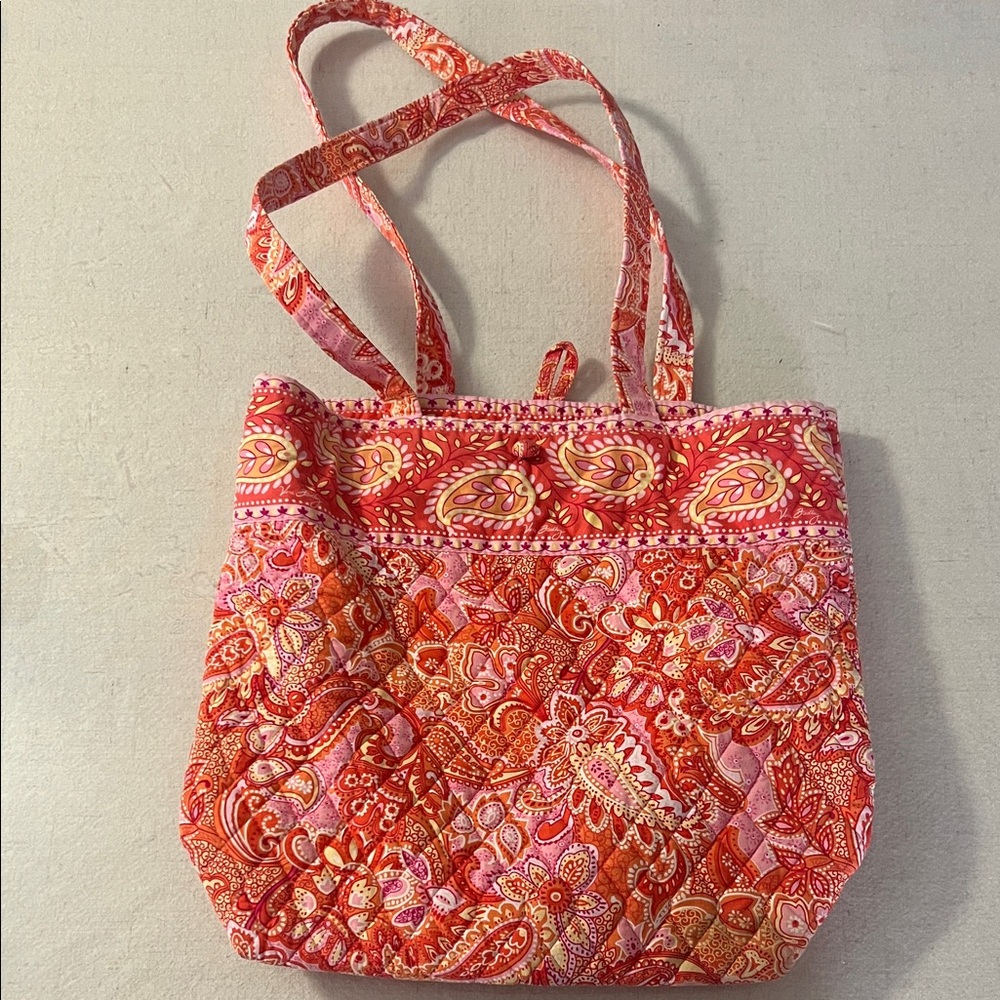Vera Bradley Quilted Sherbet Tote Bag